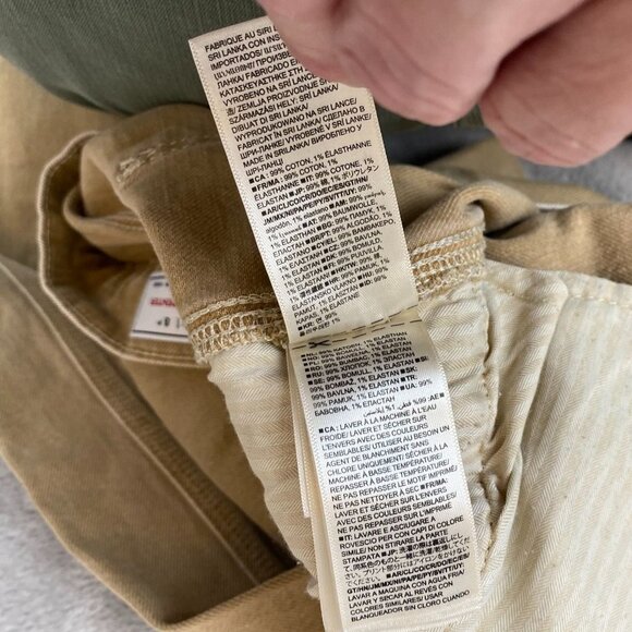 Gap Womens 90s Carpenter Pants Size 29 8 Petite Khaki Tan Relaxed Fit Workwear - Picture 14 of 16